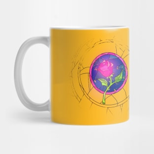 beauty and the beast rose Mug